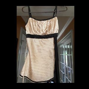 Silky Polka Dot Tank Top